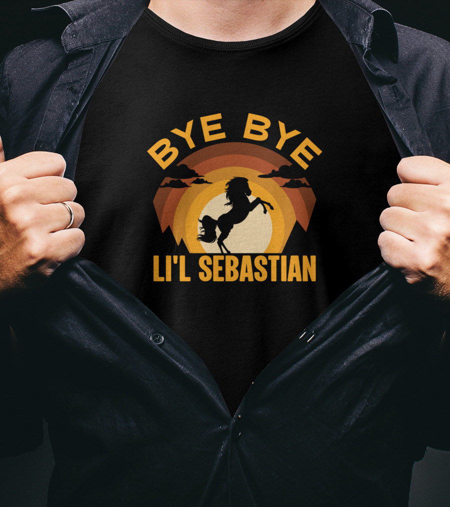 BYE BYE LI'L SEBASTIAN SUNSET HORSE T-Shirt