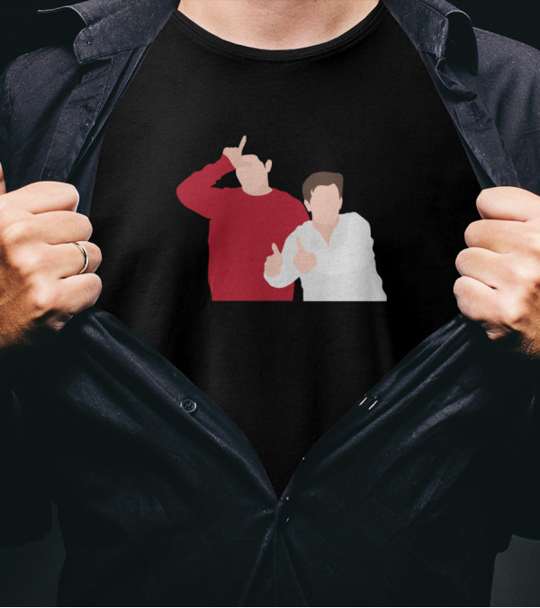 Joey And Chandler Friends Iconic Pose T-Shirt