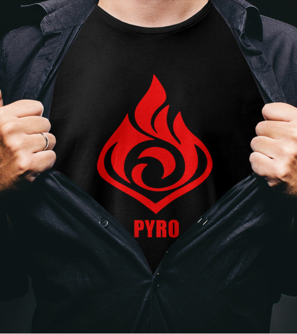 Pyro Element Red Flame T-Shirt