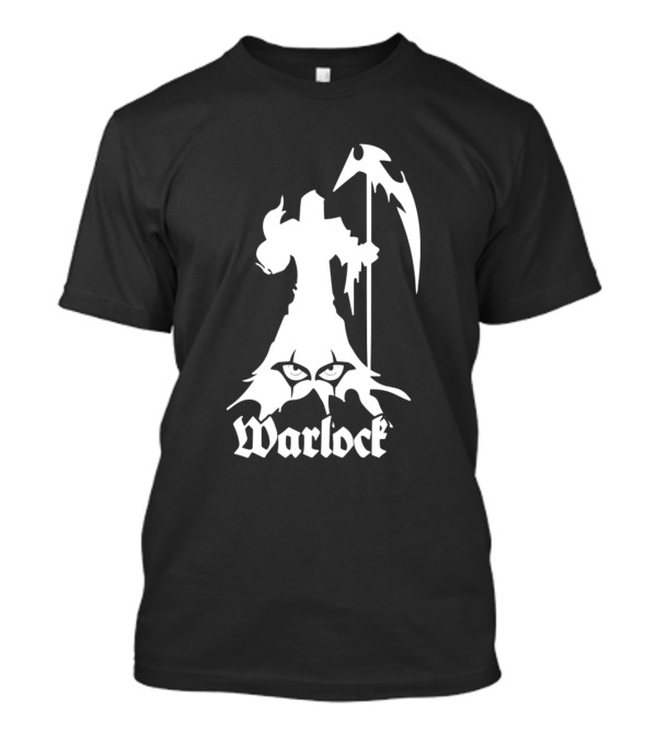 Warlock Grim Reaper Emblem Dnd Tabletop Rpg T-Shirt