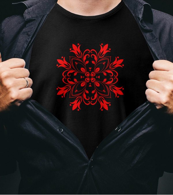 Positive Vibes Mandala For Attracting Good Energy T-Shirt