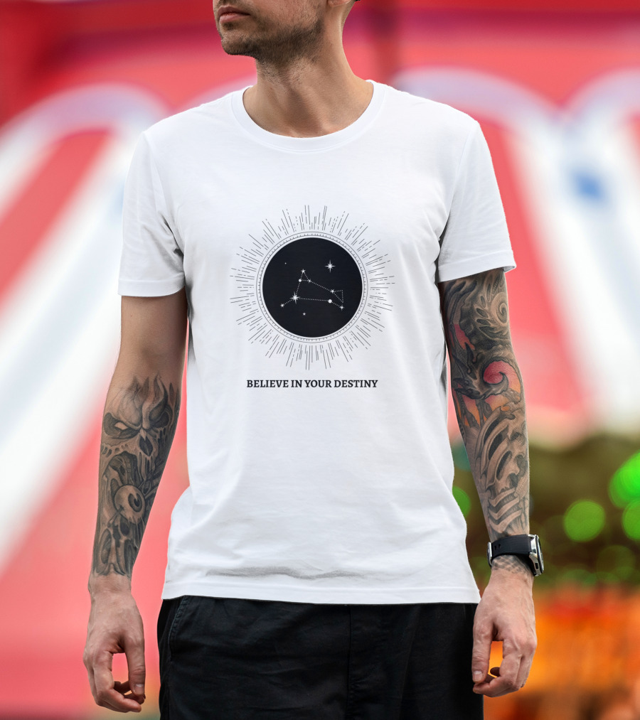 Believe In Your Destiny Constellation Aesthetic T-Shirt
