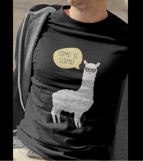 Como Se Llama Funny Alpaca Lover Idea T-Shirt