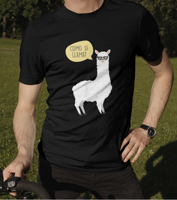 Como Se Llama Funny Alpaca Lover Idea T-Shirt
