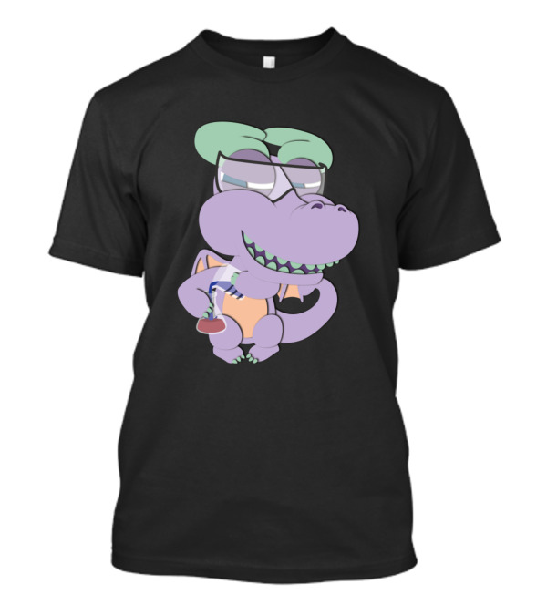 Dragon Scientist What Could Possibly Go Wrong Experiment Flask T-Shirt