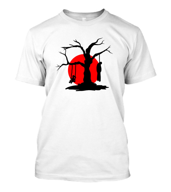 Life Has Always Have A Two Side Silhouette Tree Sun Duality T-Shirt