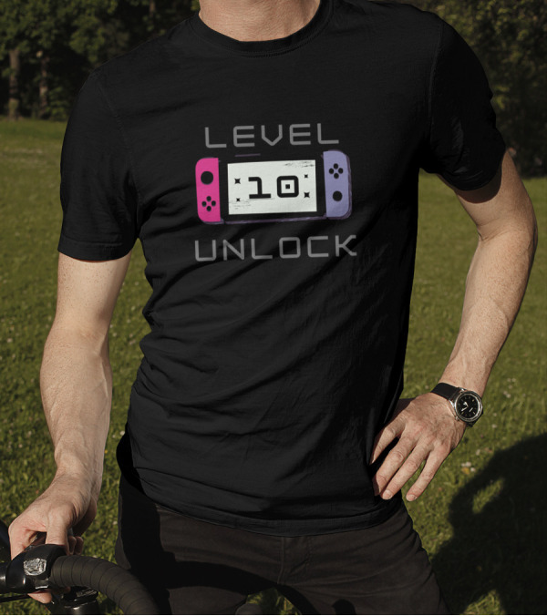 LEVEL 10 UNLOCK GAMING CONSOLE CONTROLLER T-Shirt