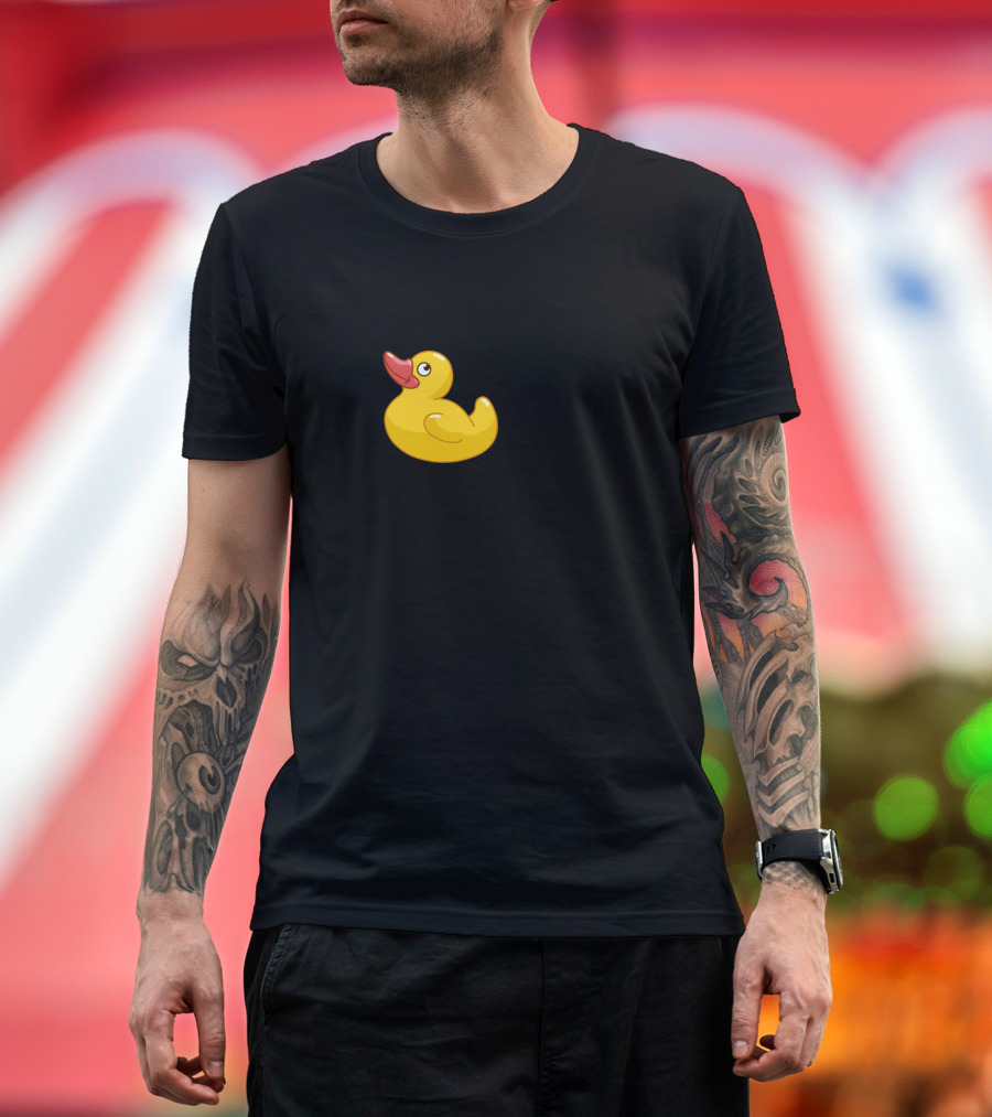Teach Me How to Code Rubber Duck Squeak T-Shirt