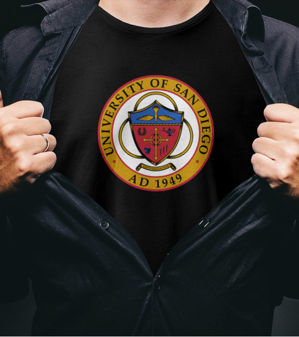 University Of San Diego Seal AD 1949 T-Shirt