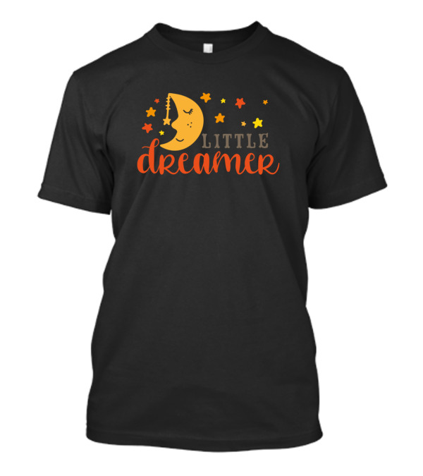 Little Dreamer Cool Space Future Astronaut Moon Stars T-Shirt