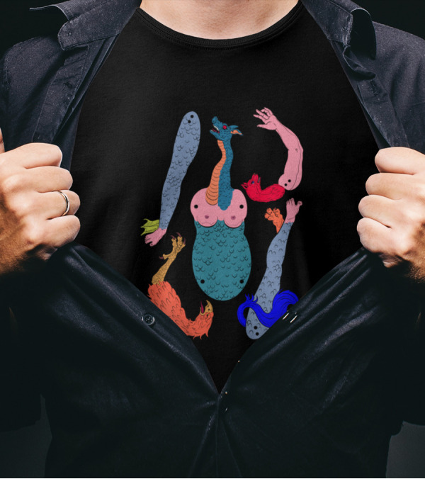 Cut Out And Keep Mythical Creature Parts Beast Of The Apocalypse T-Shirt