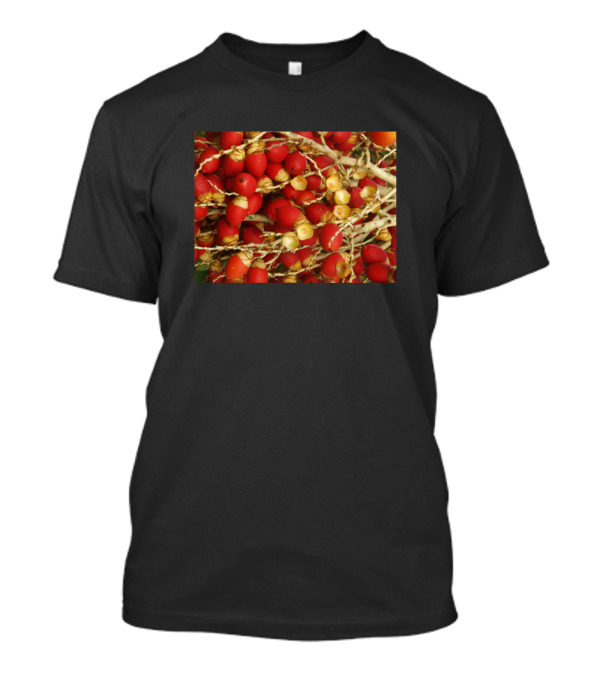 Red Palm Tree Nuts Fruits Abundant Harvest T-Shirt