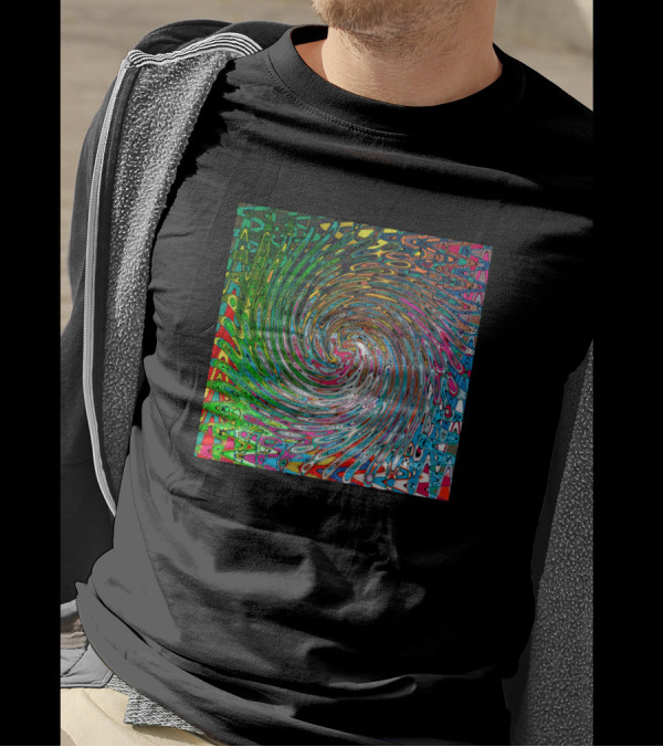 Vortex Kaleidoscope Swirl Spiral T-Shirt