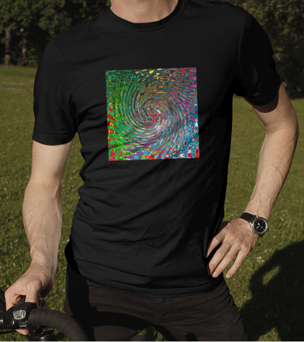 Vortex Kaleidoscope Swirl Spiral T-Shirt