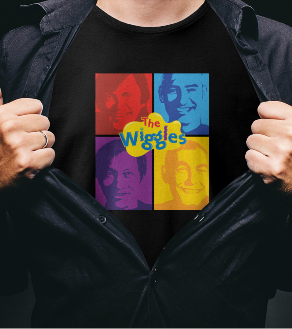 The Wiggles Colorful Portrait Grid T-Shirt