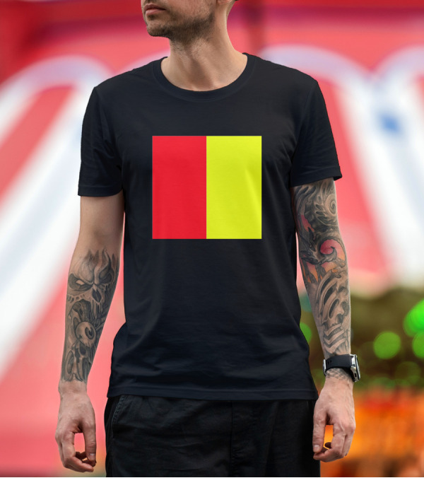 Premium T-Shirt: Red and Yellow Cobination Of Colors T-Shirt Red and Yellow Cobination Of Colors T-Shirt
