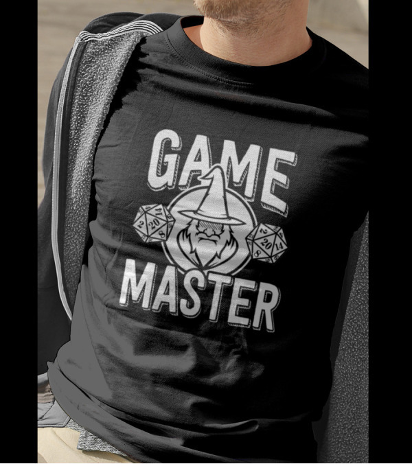 Game Master Wizard Dungeons Dragons D And D Role Play T-Shirt