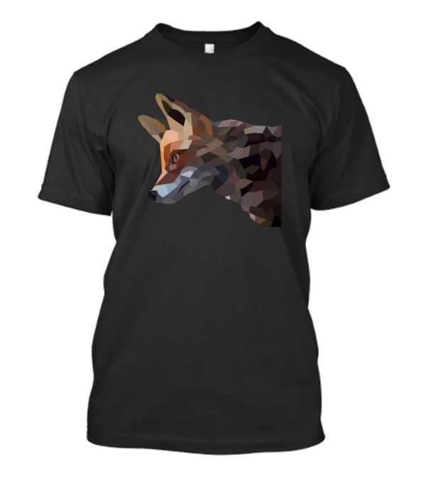 Fox Low Poly Vector Geometric T-Shirt