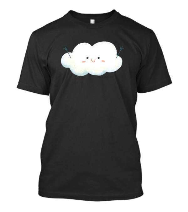 Happy Hug Cloud Cute Smiling Fluffy Cartoon T-Shirt