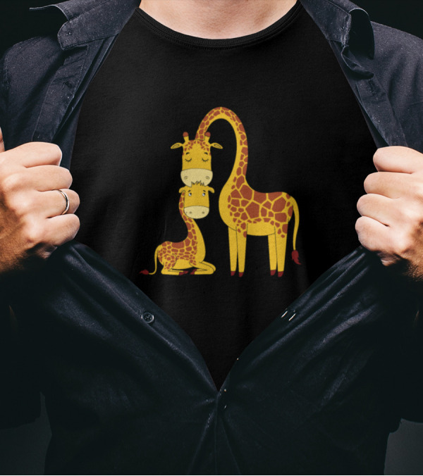 My Dad Is Head And Shoulders Above The Rest Giraffe Duo Bonding T-Shirt