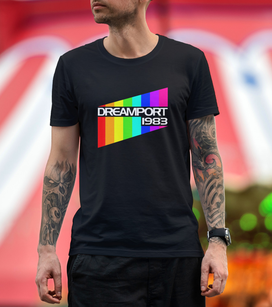 Dreamport 1983 Retro Rainbow Spectrum T-Shirt