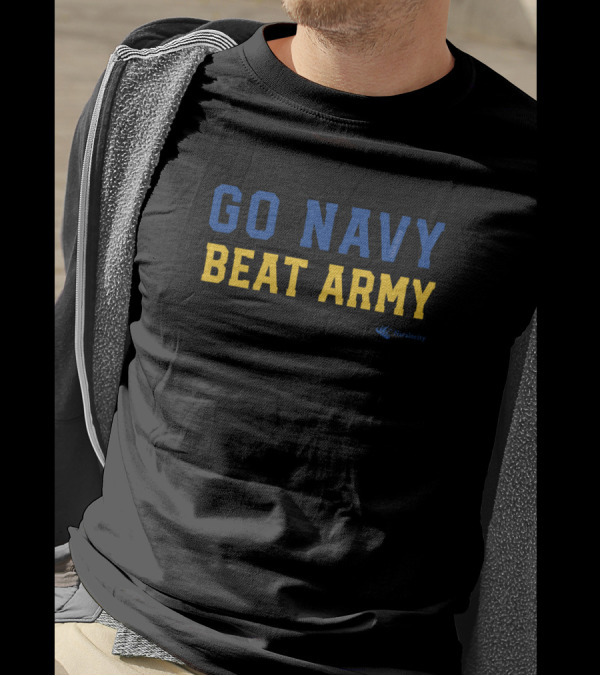 Go Navy Beat Army Face Mask By Navalocity T-Shirt