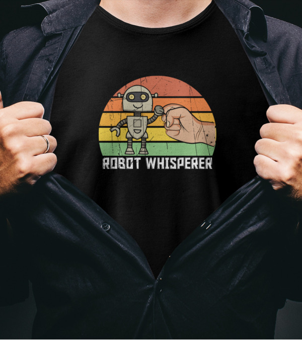 Robot Whisperer Fist Bump T-Shirt