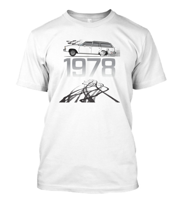 1978 Classic Car Smoke Trail T-Shirt