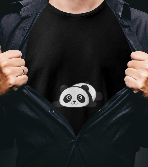 I Wish Everything Was As Easy As Getting Fat Cute Panda T-Shirt
