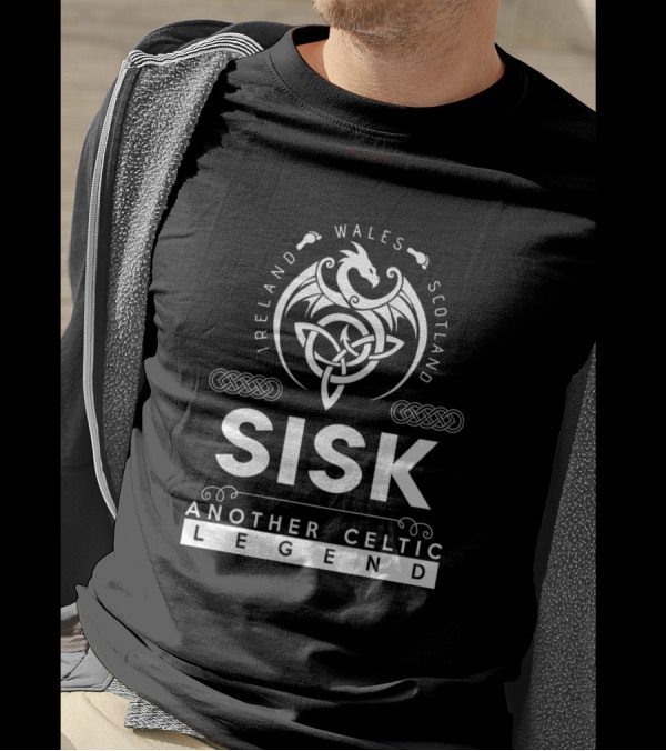 Sisk Another Celtic Legend Ireland Wales Scotland Drago T-Shirt