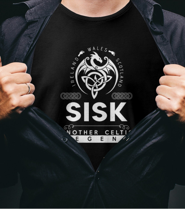 Sisk Another Celtic Legend Ireland Wales Scotland Drago T-Shirt