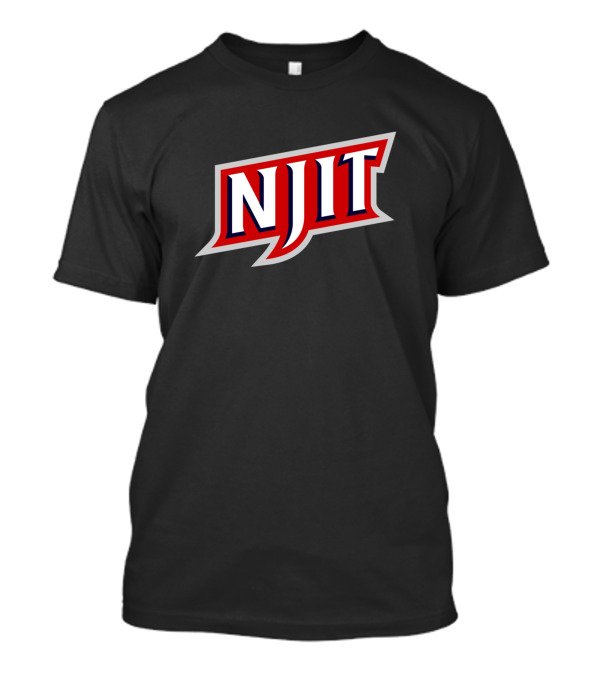 NJIT Highlanders Wordmark Logo CC0000 FFFFFF 071D49 T-Shirt
