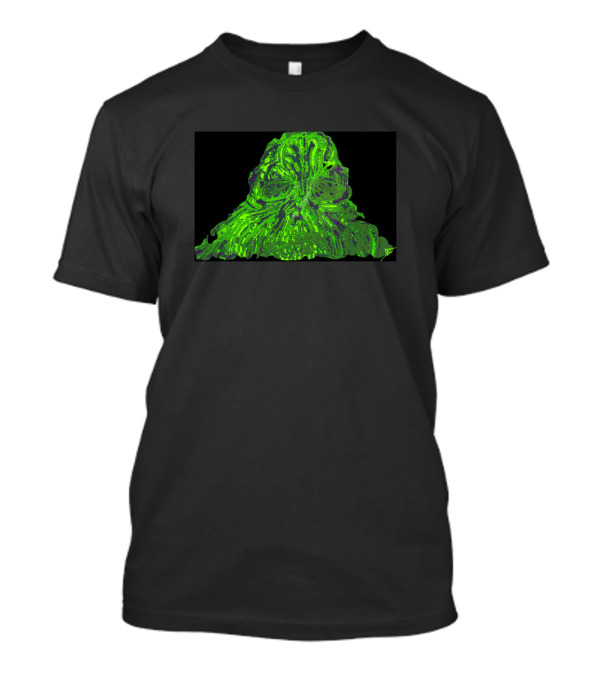 Swamp Thing By Simon Tedder Neon Green Creature T-Shirt