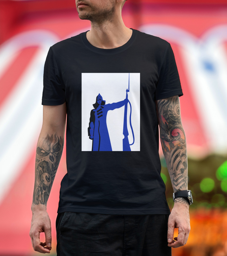 Guard Soldier Graphic with Rifle T-Shirt