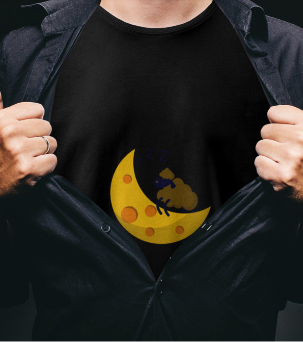 Michael Learns To Walk Moon Sheep Sleep Zzz T-Shirt