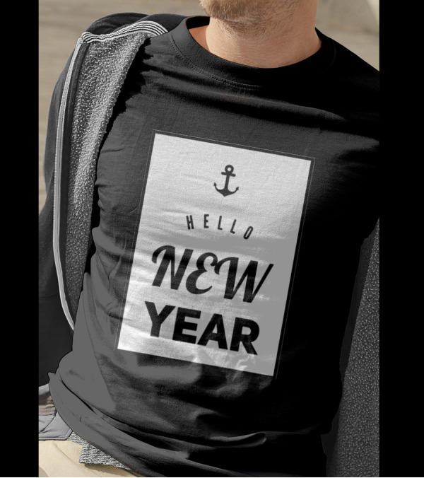 Hello New Year Anchor T-Shirt
