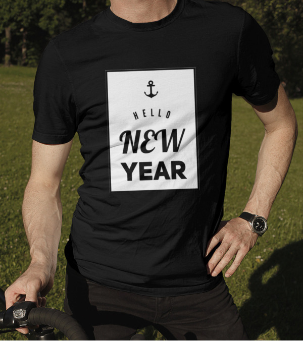 Hello New Year Anchor T-Shirt