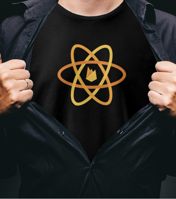 React Native Firebase Atom T-Shirt