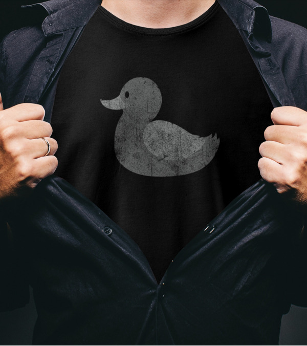 Retro Distressed Rubber Duck T-Shirt