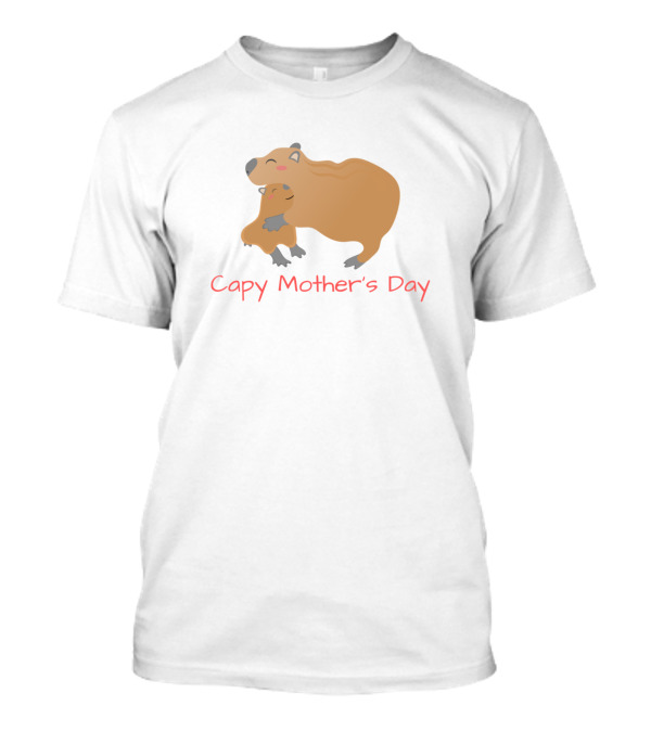 Capy Mother's Day Hugging Capybara T-Shirt