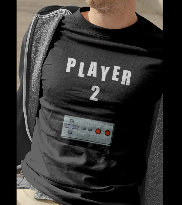 Player 2 Retro Gaming Controller Classic T-Shirt
