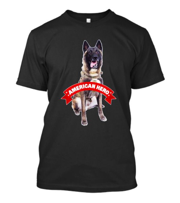 American Hero Dog Conan Military Support K9 T-Shirt