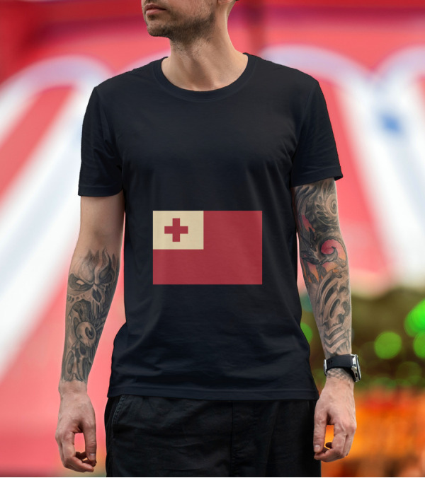 Premium T-Shirt: Tonga Nuku'alofa National Flag T-Shirt Tonga Nuku'alofa National Flag T-Shirt