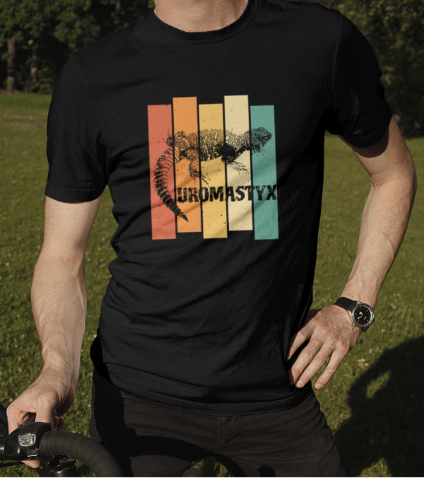 Uromastyx Reptile Spiny Tailed Lizard Vintage Colors T-Shirt