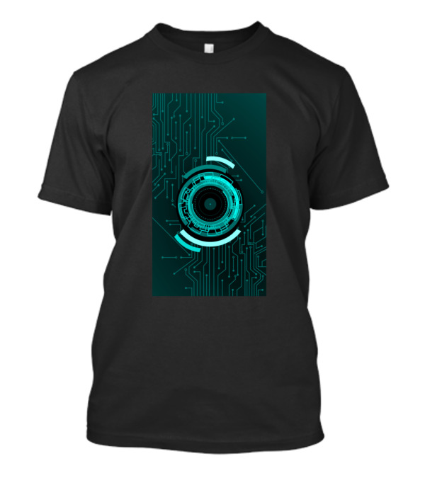 Circuit Board High Tech Artificial Intelligence Futuristic Digital Interface T-Shirt