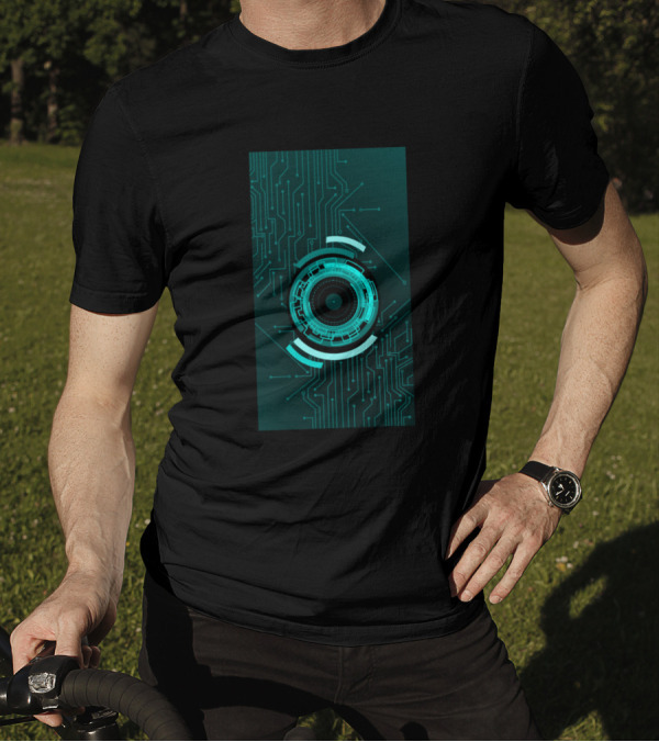 Circuit Board High Tech Artificial Intelligence Futuristic Digital Interface T-Shirt