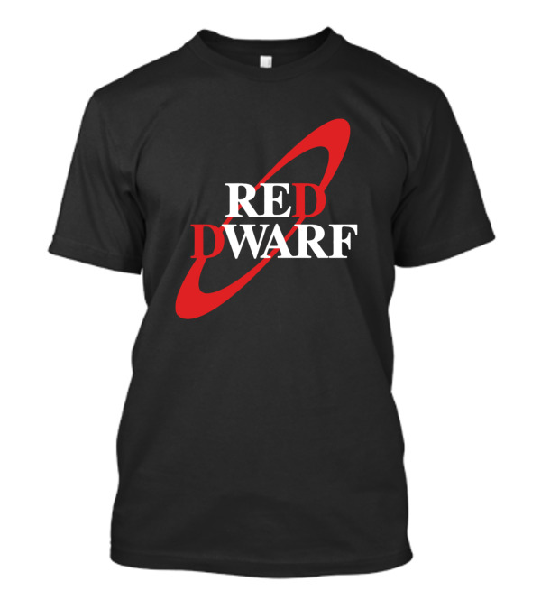 Red Dwarf Logo With Red Elliptical Orbit T-Shirt