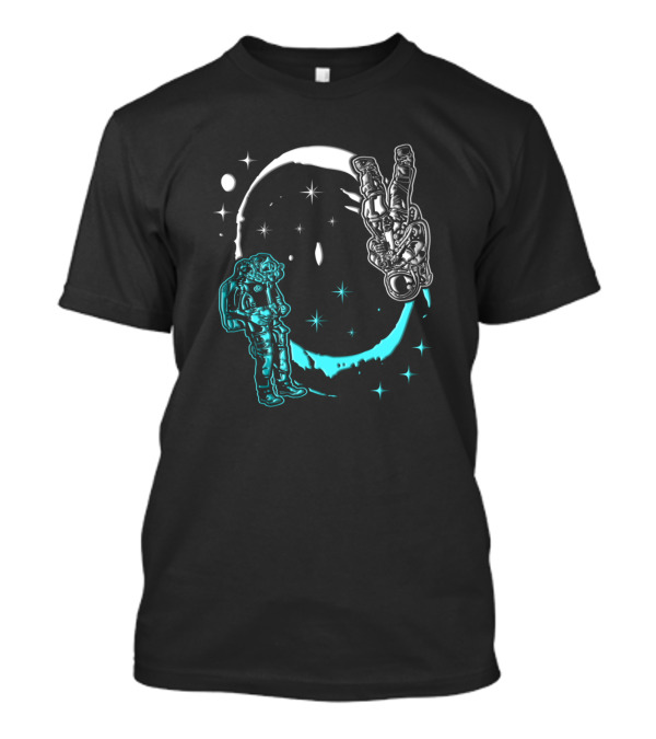 Astronaut Diver Space Universe Planets Deep Dive T-Shirt