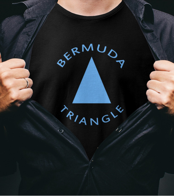 Bermuda Triangle Iconic Blue Triangle T-Shirt