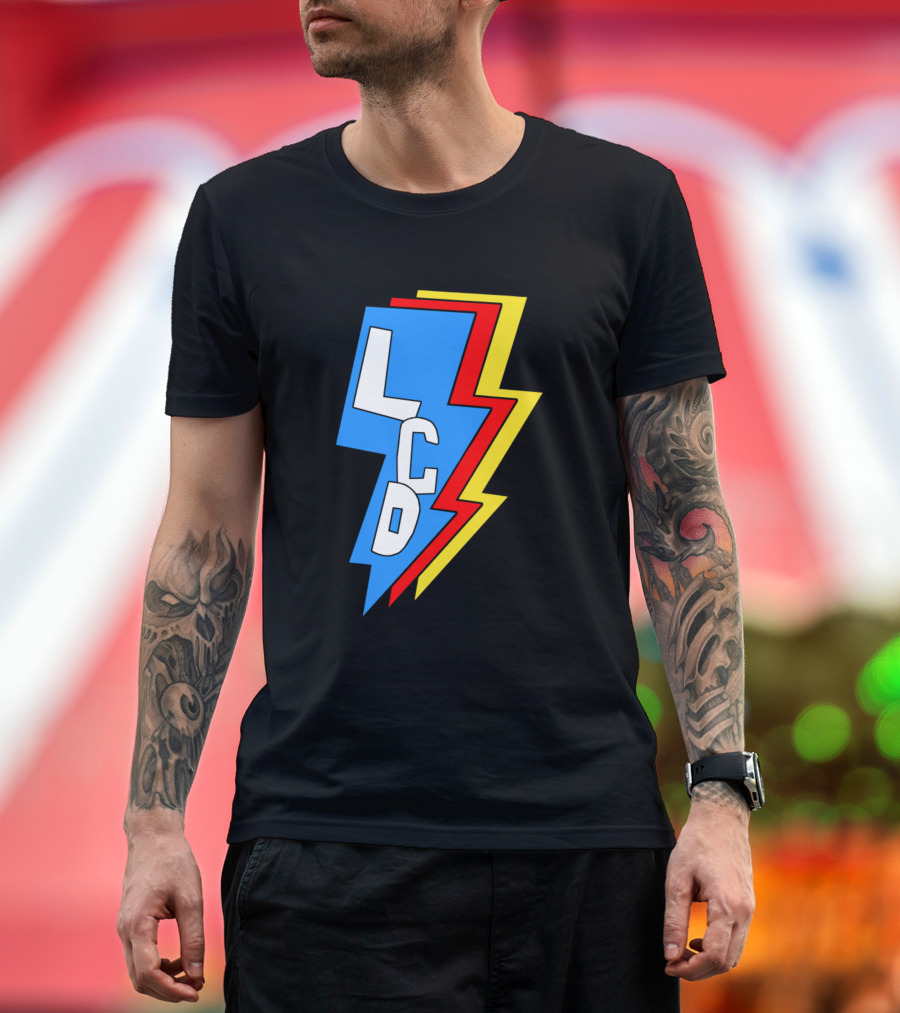 Lcd Thunder Lightning Bolt Tame Impala Synth Pop Band T-Shirt